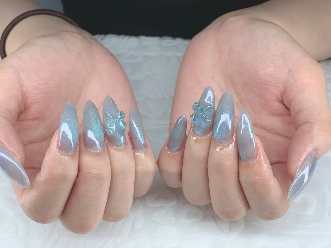 ネイル ジェルネイル 韓国ネイル ニュアンスネイル パラジェル ワンホンネイル Kaori Nailのネイルデザイン