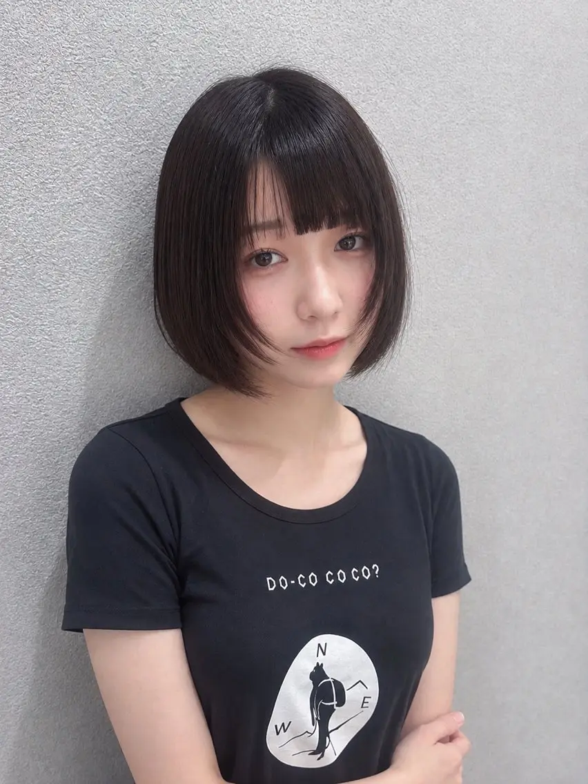ショート カット トリートメント 艶カラー×似合 わせヘア✨hinaのヘアスタイル