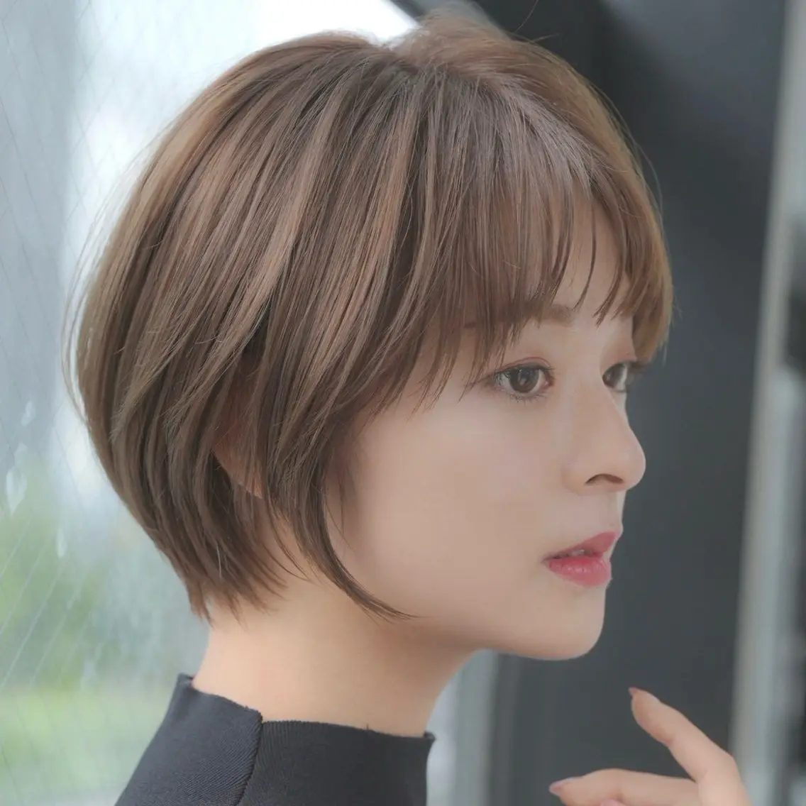 ショート ショートヘア 顔周りだけで垢抜ける /レイヤー/小池 祐のヘアスタイル