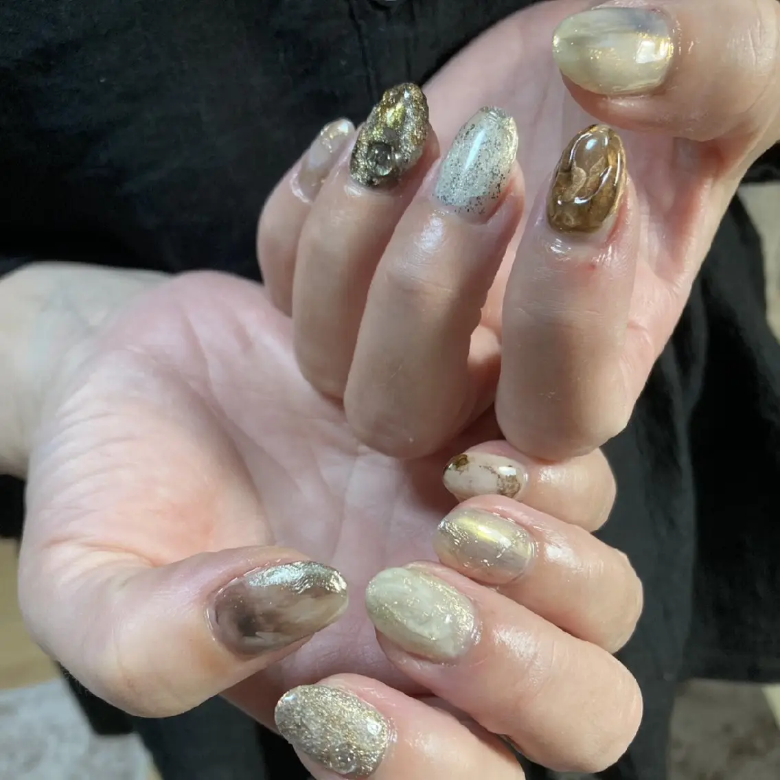 ネイル ニュアンスネイル cherie🌟 Hiroのネイルデザイン