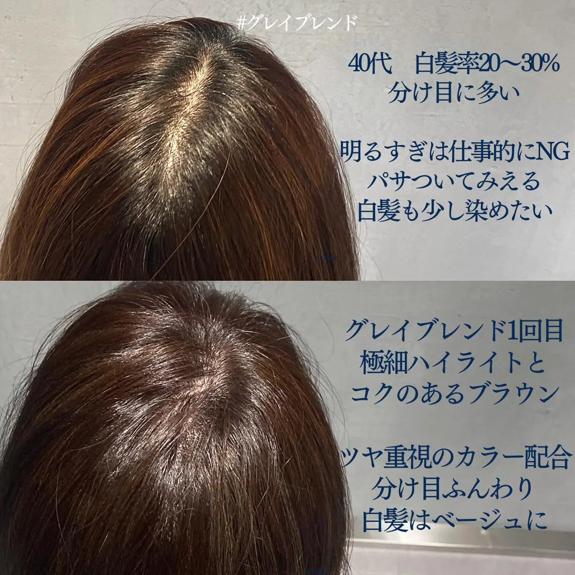 セミロング カラー ハイライトカラー ハイライト カット ヘアカラー matka白髪ぼかし 大人ヘア/KEIKOのヘアスタイル