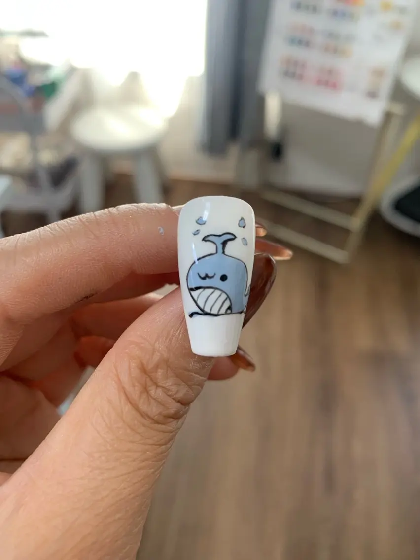 ネイル アートネイル オーロラネイル チークネイル 長さ出し フットネイル 銀河_ Chan nailsのネイルデザイン