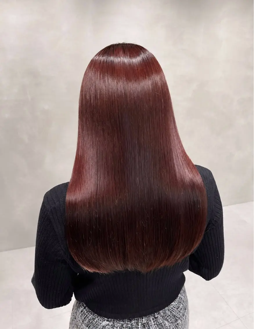 ロング カラー ヘアカラー ♡iku♡カラー 髪質改善 アレンジのヘアスタイル