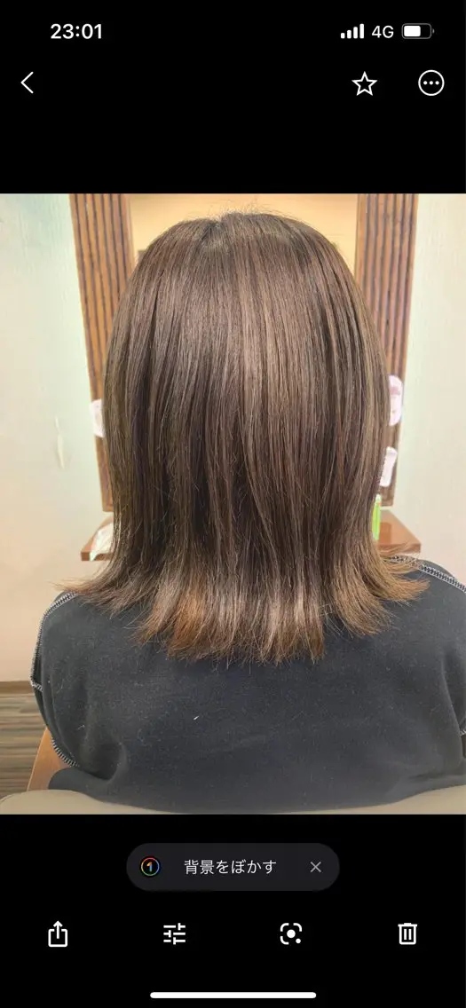 ミディアム カラー カット ヘアカラー トリートメント 高松 歩のヘアスタイル