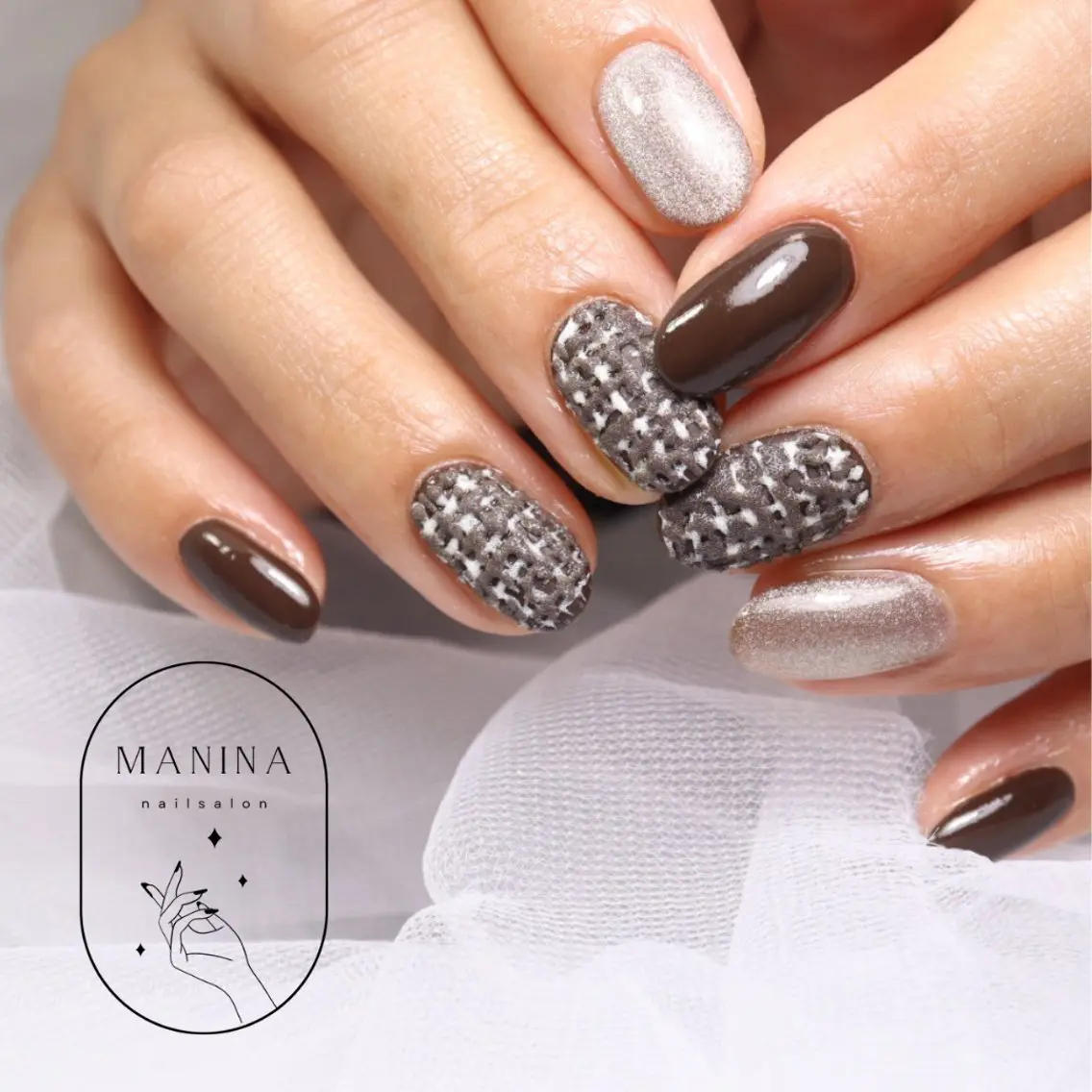 ネイル ハンドネイル nailsalon Manina齋藤愛美のネイルデザイン
