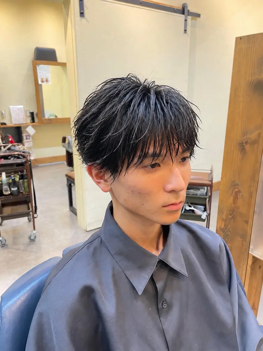 メンズ マッシュ シースルーマッシュ カット 河野 隼人のその他イメージ