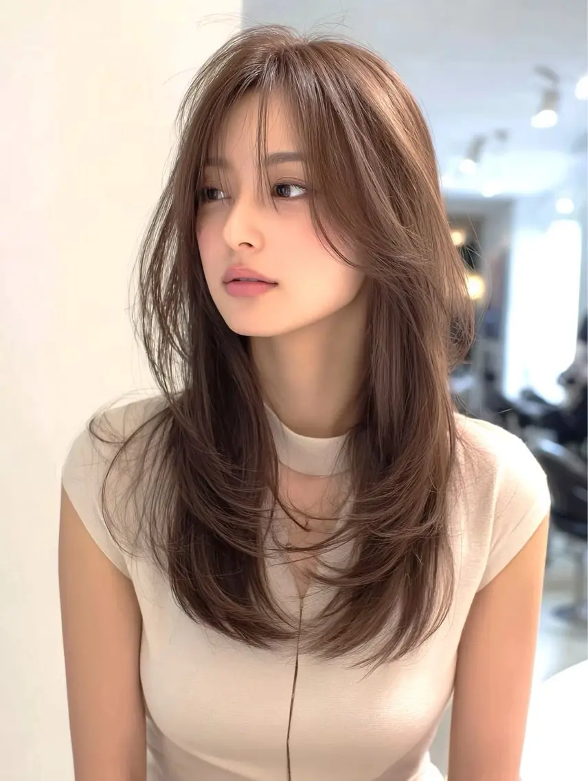 ロング 山本 晃のヘアスタイル