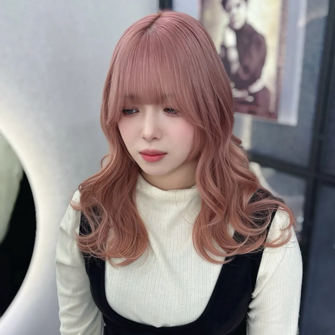 セミロング カラー ヘアカラー Ren. 🦋デザインカラーのヘアスタイル