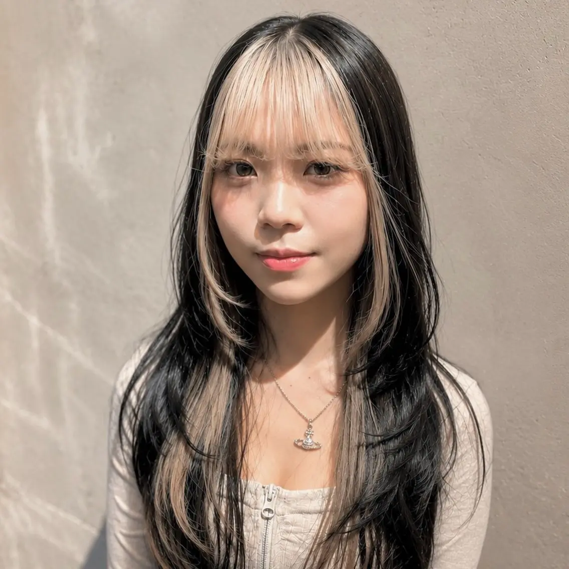 ロング カラー ベージュカラー 透明感カラー デザインカラー ハイトーンカラー インナーカラー カット ヘアカラー トリートメント 遠藤惟斗/渋谷/ 透明感カラーのヘアスタイル