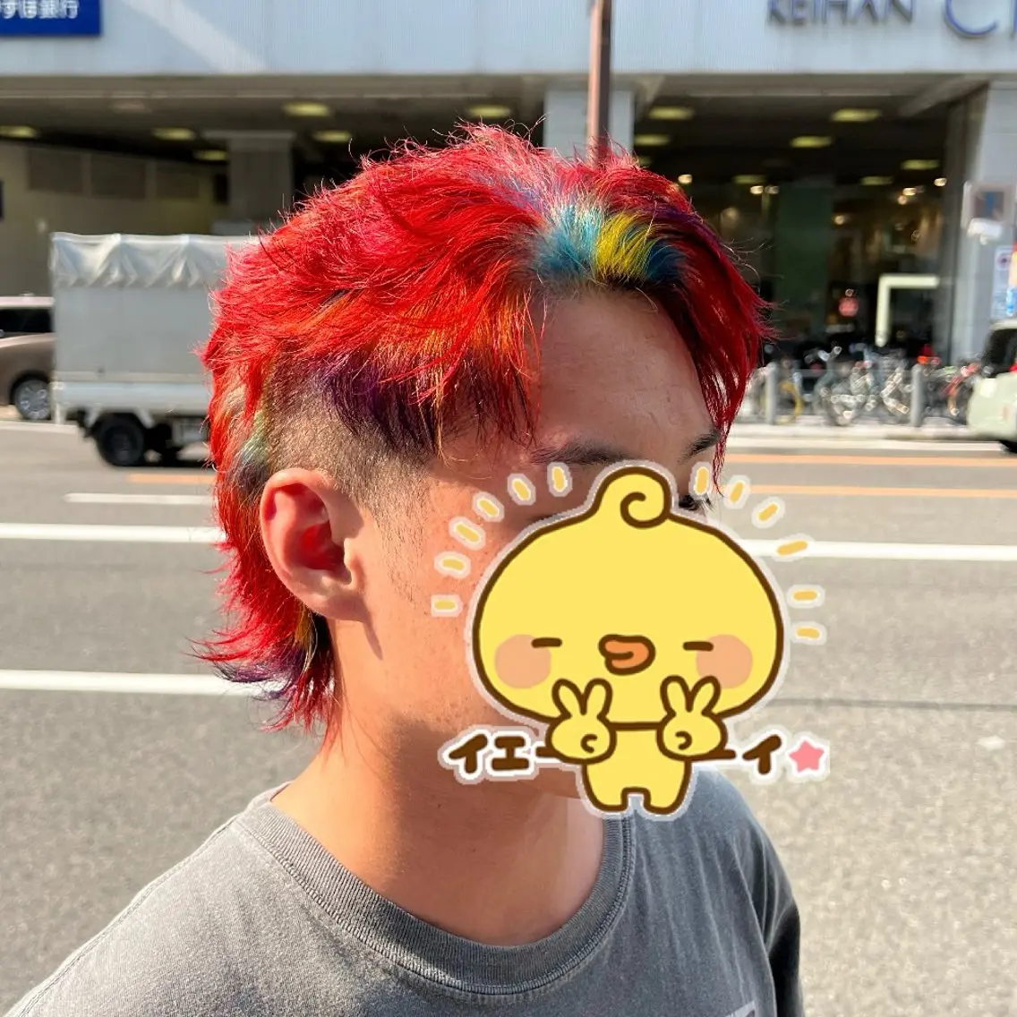 メンズ ヘアカラー カワハラ イチカのヘアスタイル
