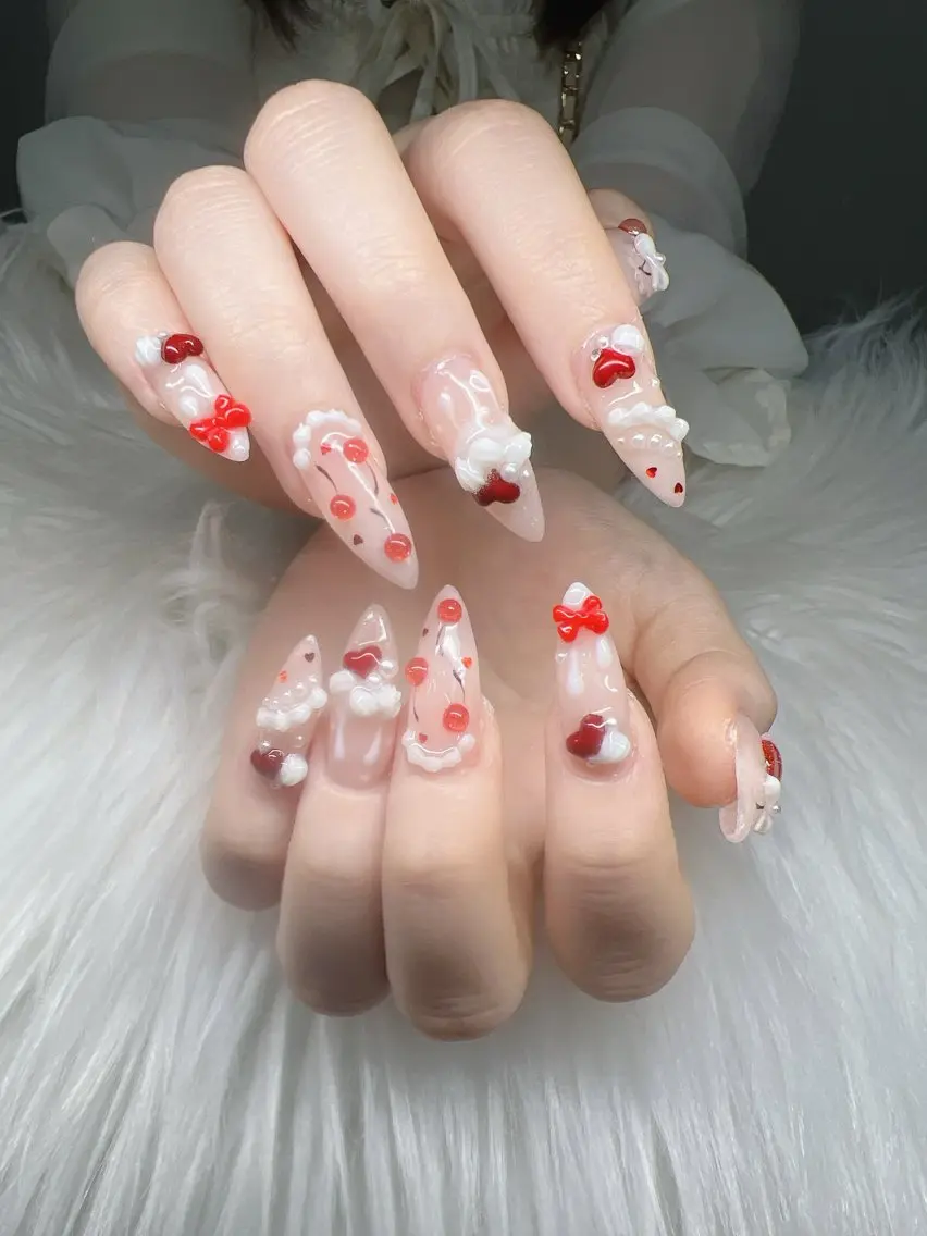 ネイル ハンドネイル Lee Nails チップ長さだし専門店のネイルデザイン