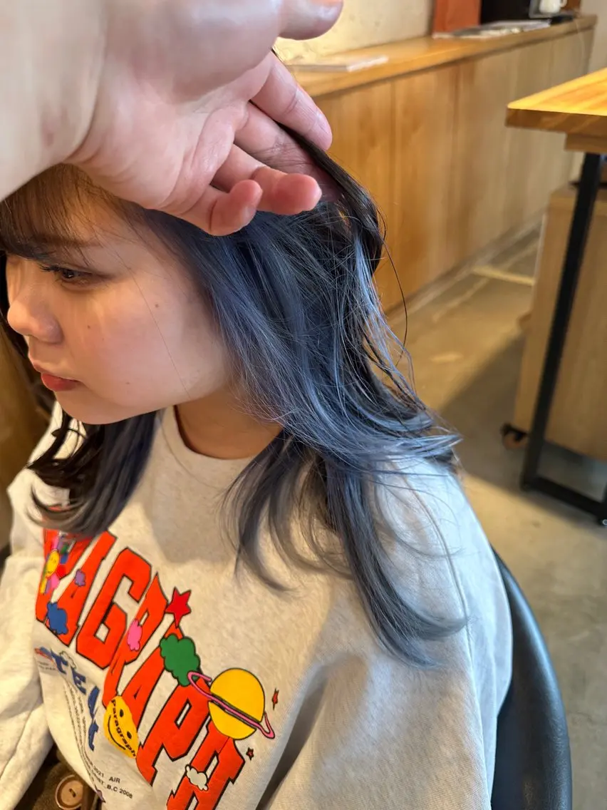 ロング ヘアカラー 似合わせが得意 村松慧汰のヘアスタイル