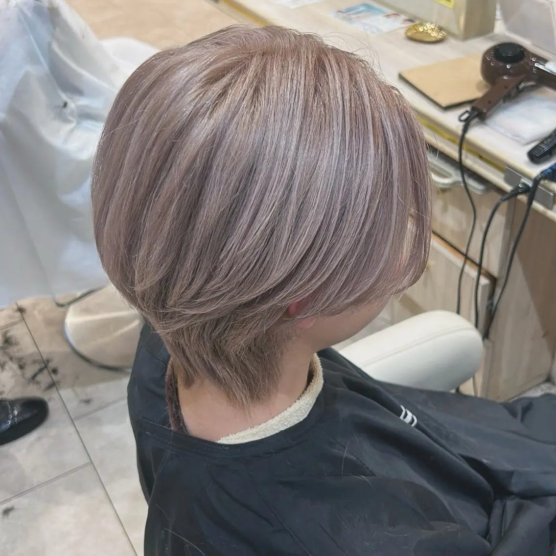 メンズ カット ヘアカラー Kenshin🐳 ボブ/ショート/艶髪のヘアスタイル