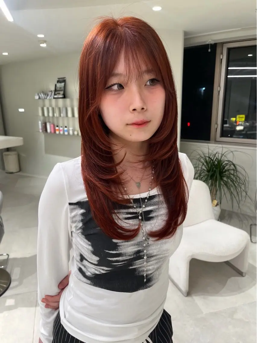 ロング カラー Kaede✩.* keen立川のヘアスタイル
