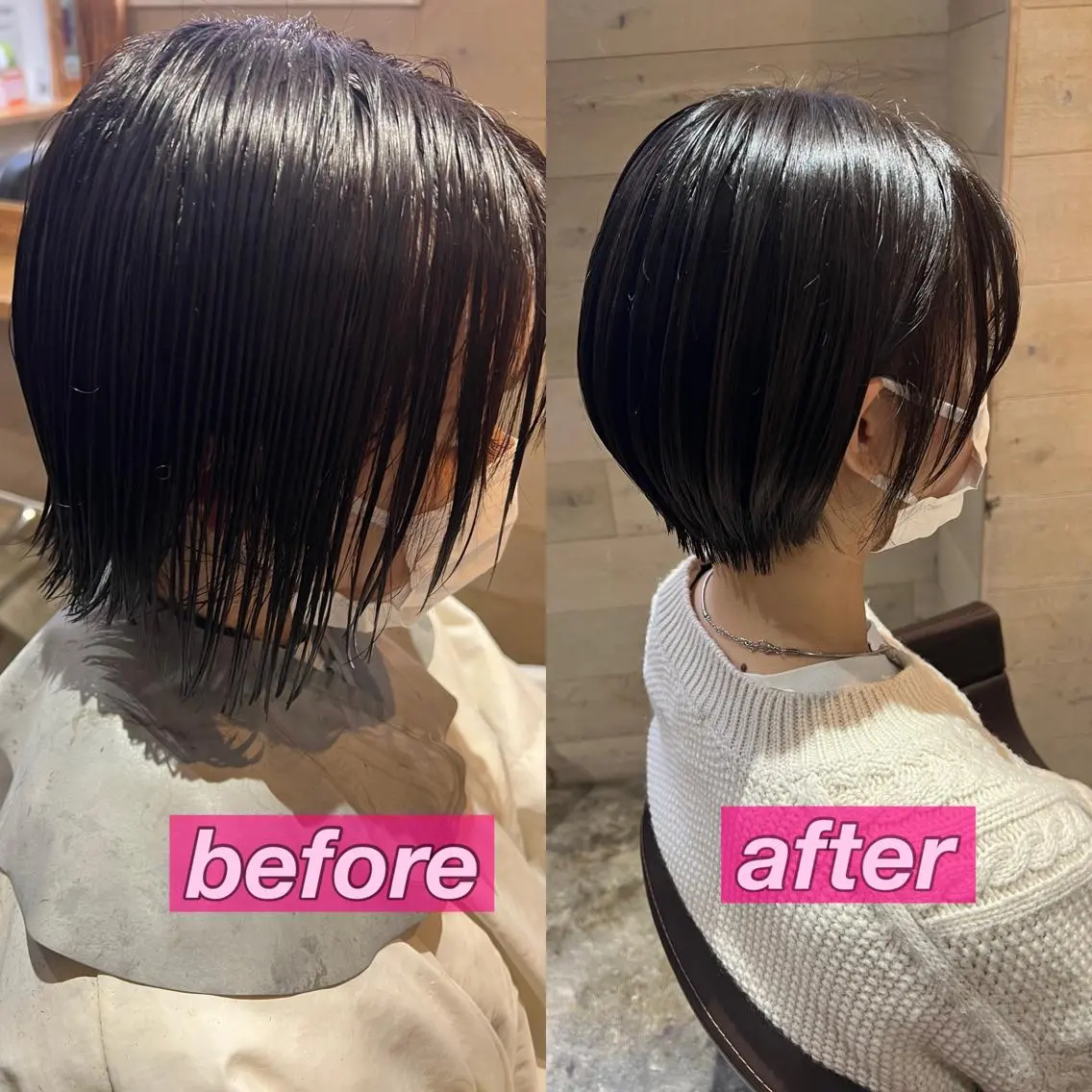 ショート レイヤー×艶髪特化 マネージャー安藤光司のヘアスタイル