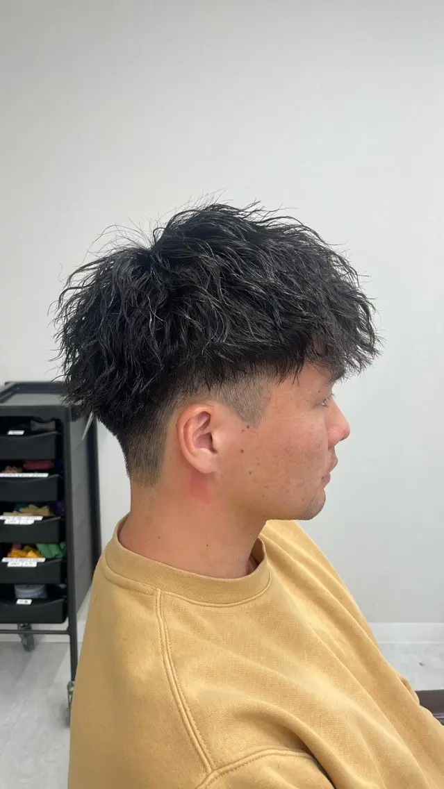 ショート パーマ メンズ カット パーマ メンズ特化AMITY SHINGOのヘアスタイル