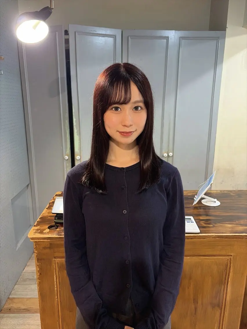 ロング ヘアカラー トリートメント 💜🦋 COCONA🦋💜のヘアスタイル