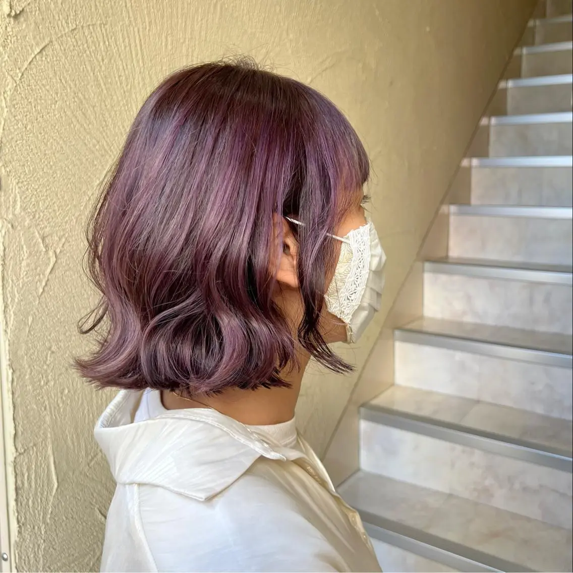 カラー ヘアアレンジ ハイライトカラー Lien's💜 SESHIRUのヘアスタイル