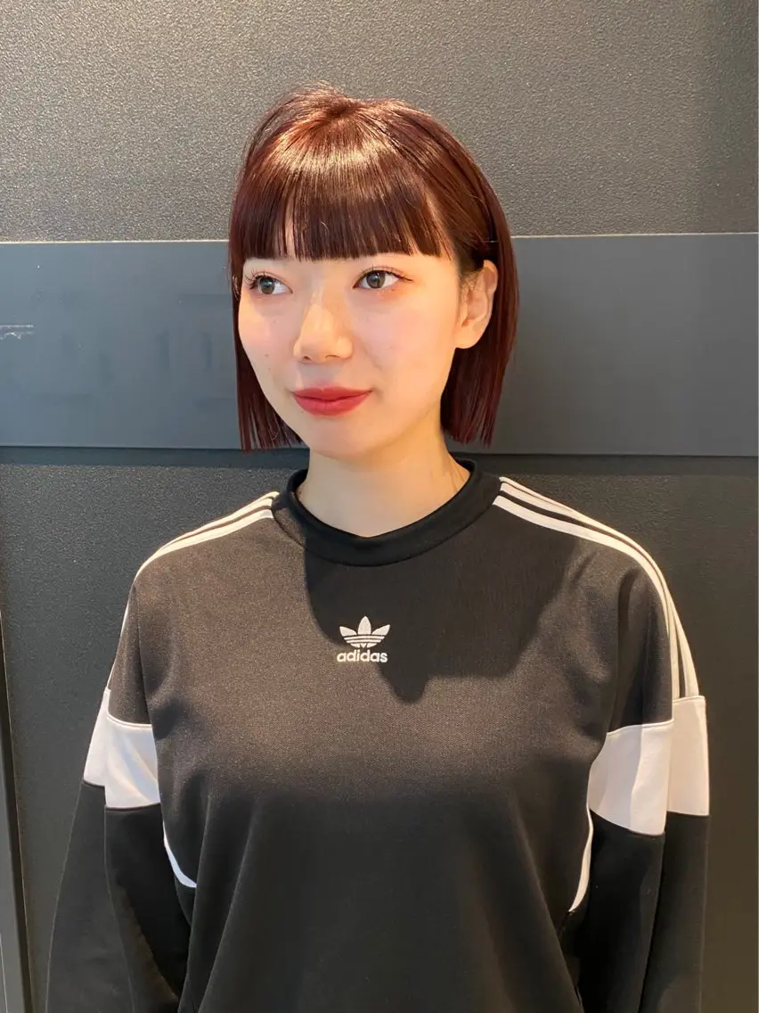 ショート カラー ボブ カット ヘアカラー トリートメント mai / linoah˚✧のヘアスタイル