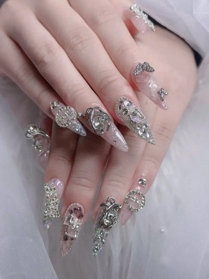ネイル フレンチネイル ジェルネイル ハロウィン 韓国ネイル マグネットネイル ハンドネイル Hbaby nailのネイルデザイン