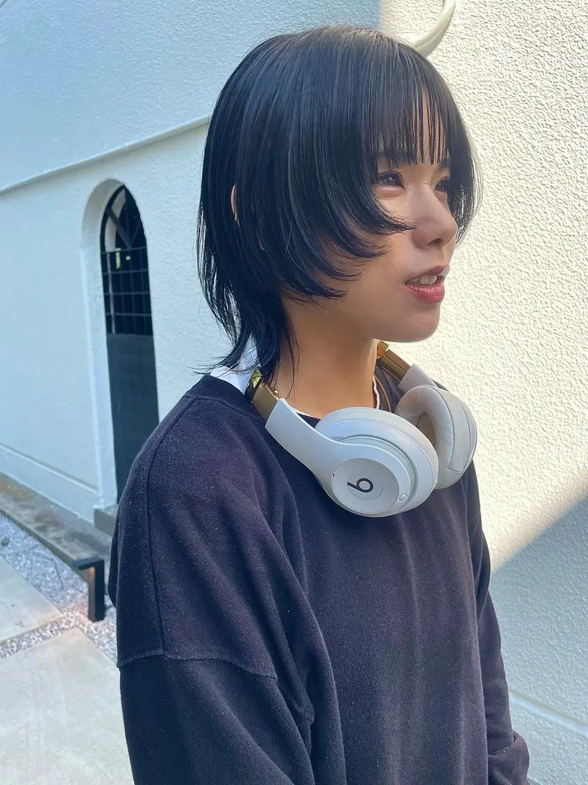 ショート カラー ウルフカット カット ヘアカラー トリートメント 🪐ナチュラルモード ヘア🪐honokaのヘアスタイル