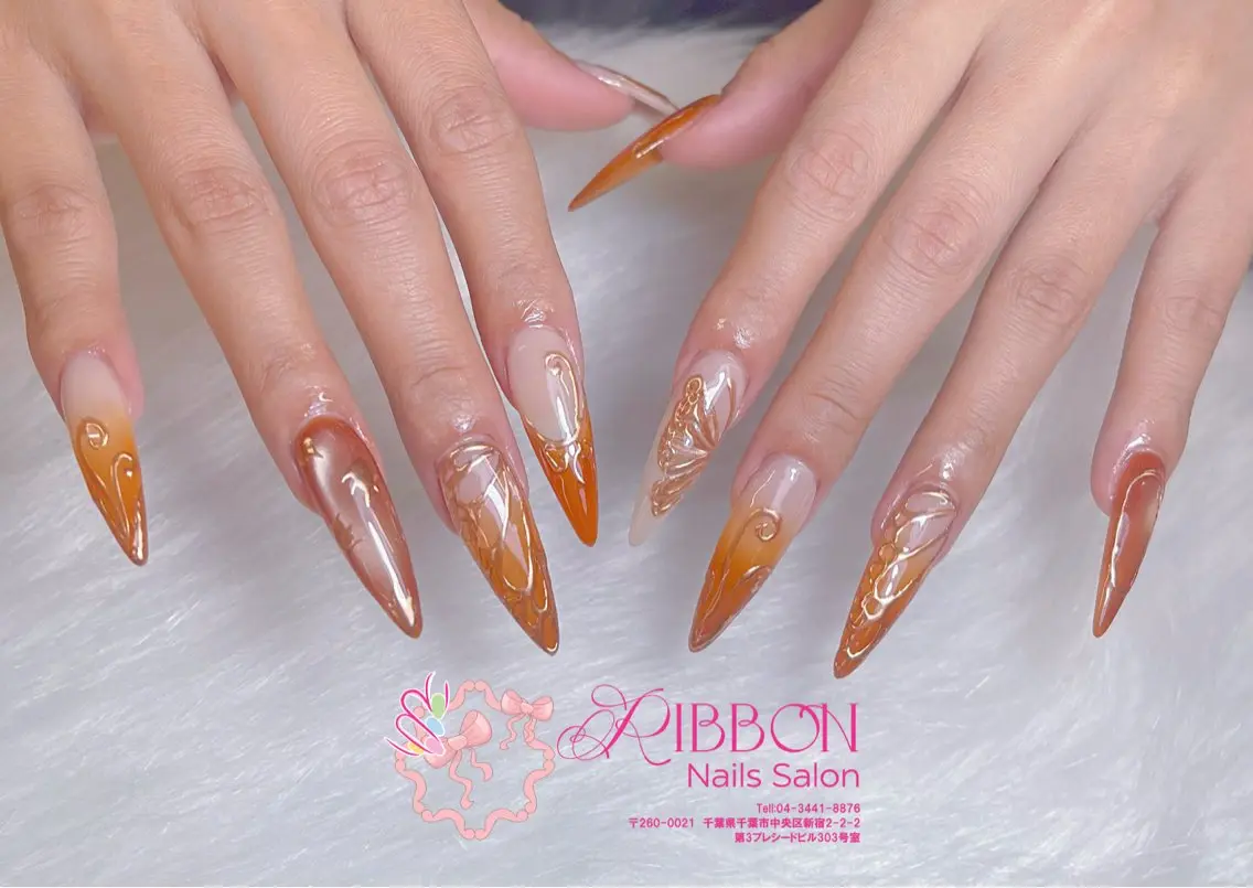 ネイル フットネイル フレンチネイル ジェルネイル 韓国ネイル マグネットネイル ハンドネイル Ribbonnail salonのネイルデザイン