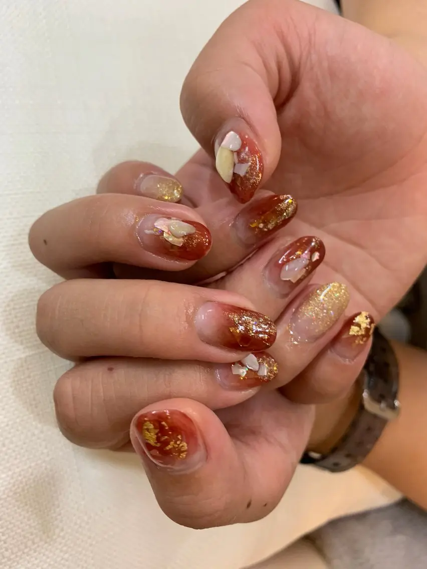 ネイル ニュアンスネイル Nail JuAR ⭐︎SAKINEのネイルデザイン