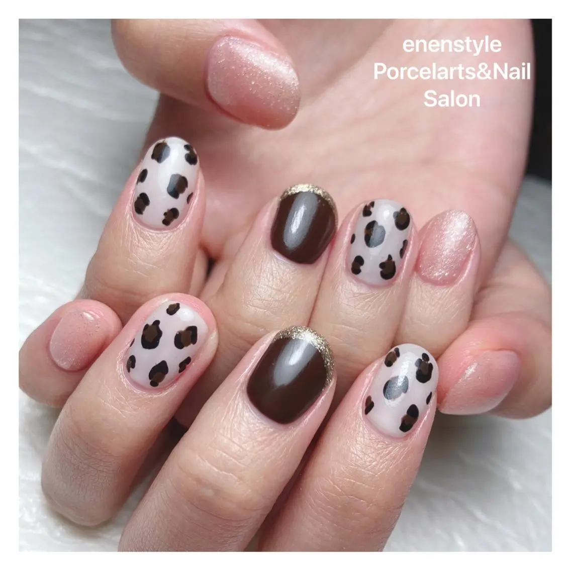 ショート ネイル 🐾enen style 🐾のネイルデザイン