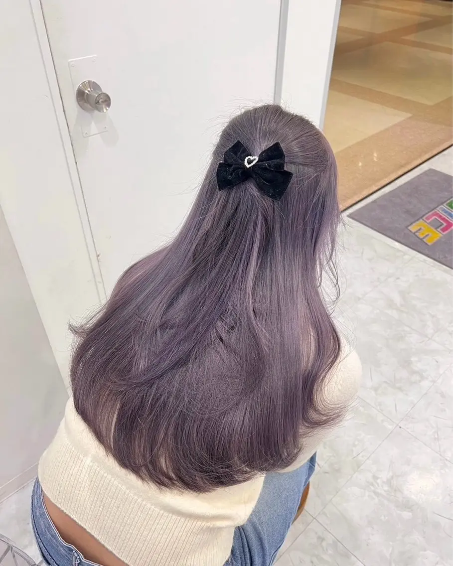 ロング ヘアカラー ツヤ髪ハイトーン💖 💫Hikaru💫のヘアスタイル