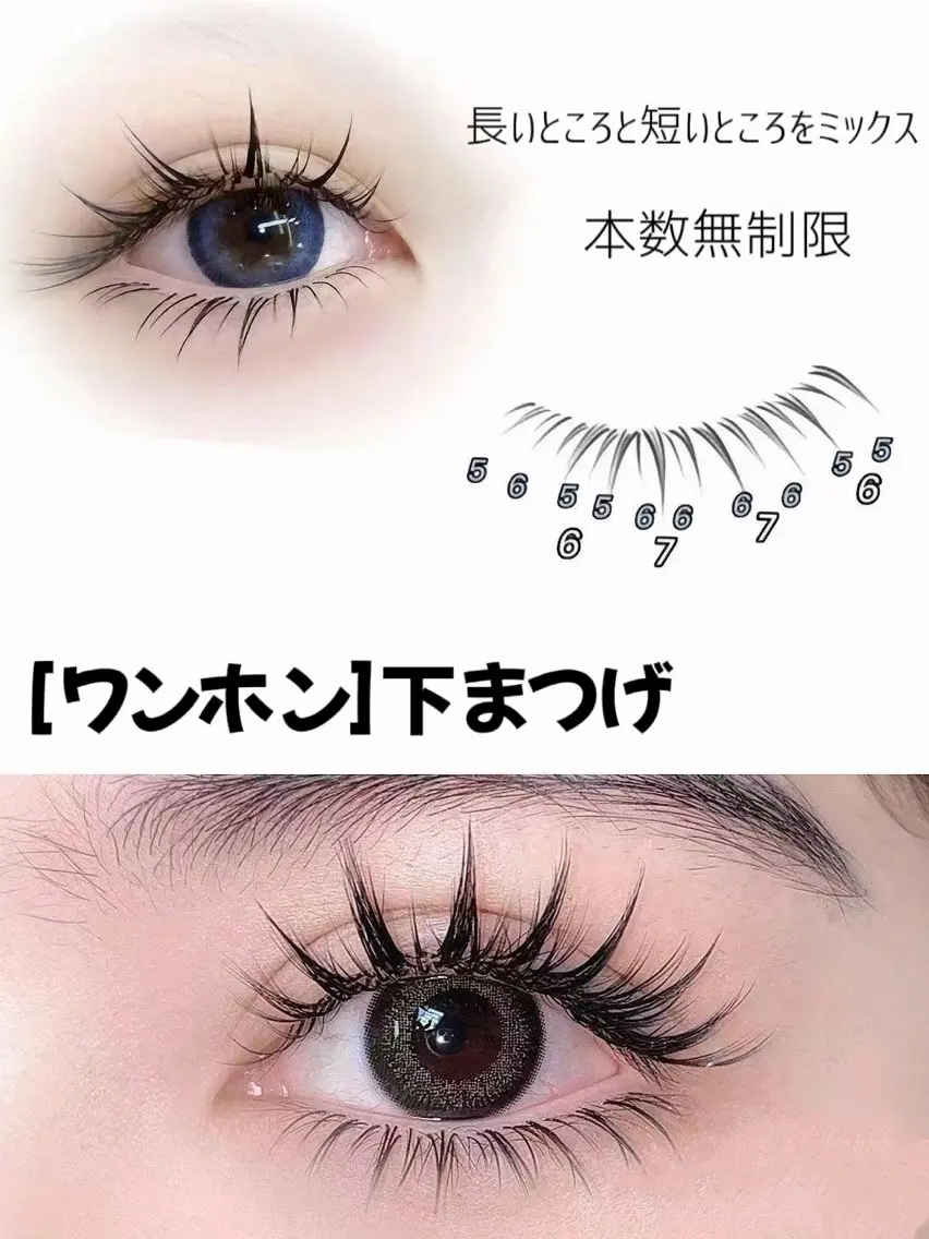 【下まつ毛】ワンホンボリュームラッシュつけ放題♪ （単品予約不可）￥3600の写真