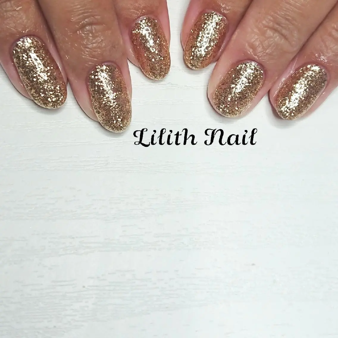ネイル ラメ(グリッター) ハンドネイル Lilith Nailのネイルデザイン