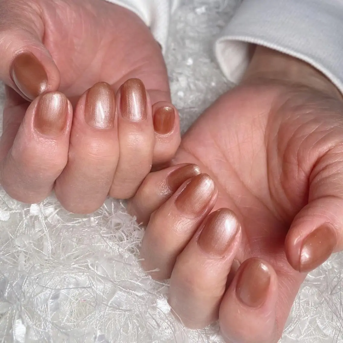 ネイル 長さ出し フレンチネイル ジェルネイル グラデーション 韓国ネイル ハンドネイル Nail&eye Belire 新宿のネイルデザイン