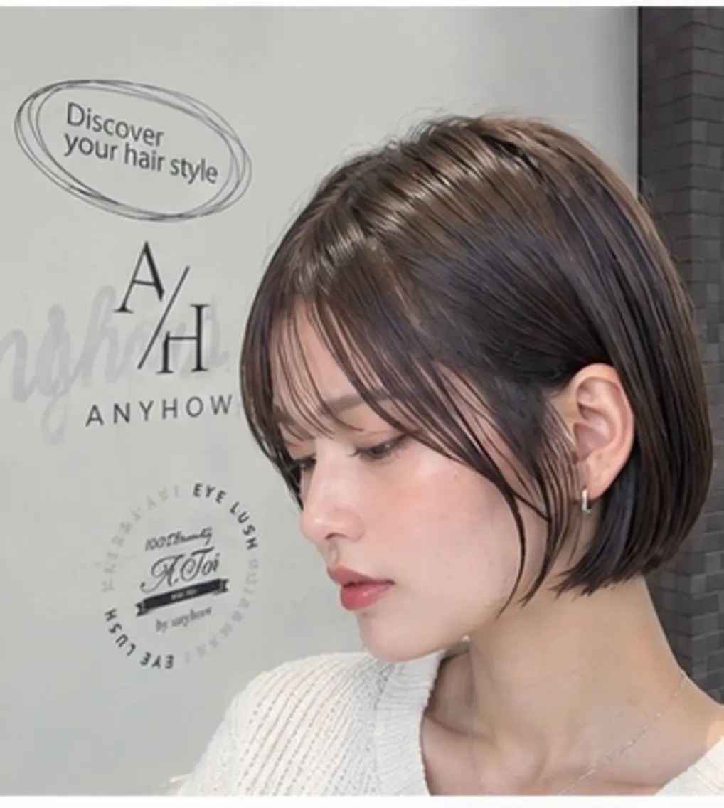 ショート カラー ヘアアレンジ ショートボブ ボブ ショートヘア 池田達也anyhow /店長のヘアスタイル
