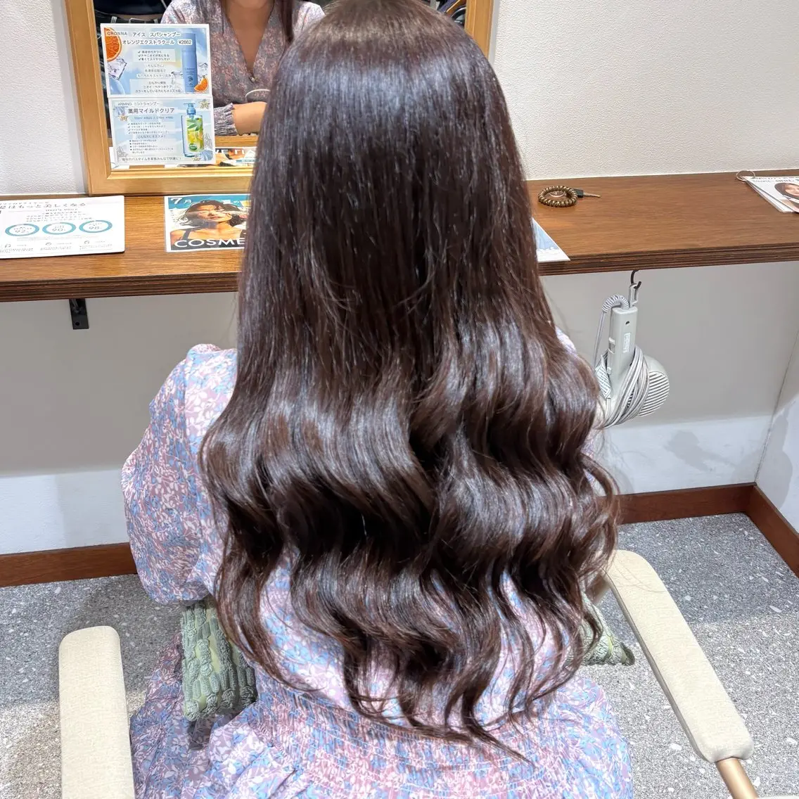 カラー ベージュカラー 藤波 愛佳のヘアスタイル