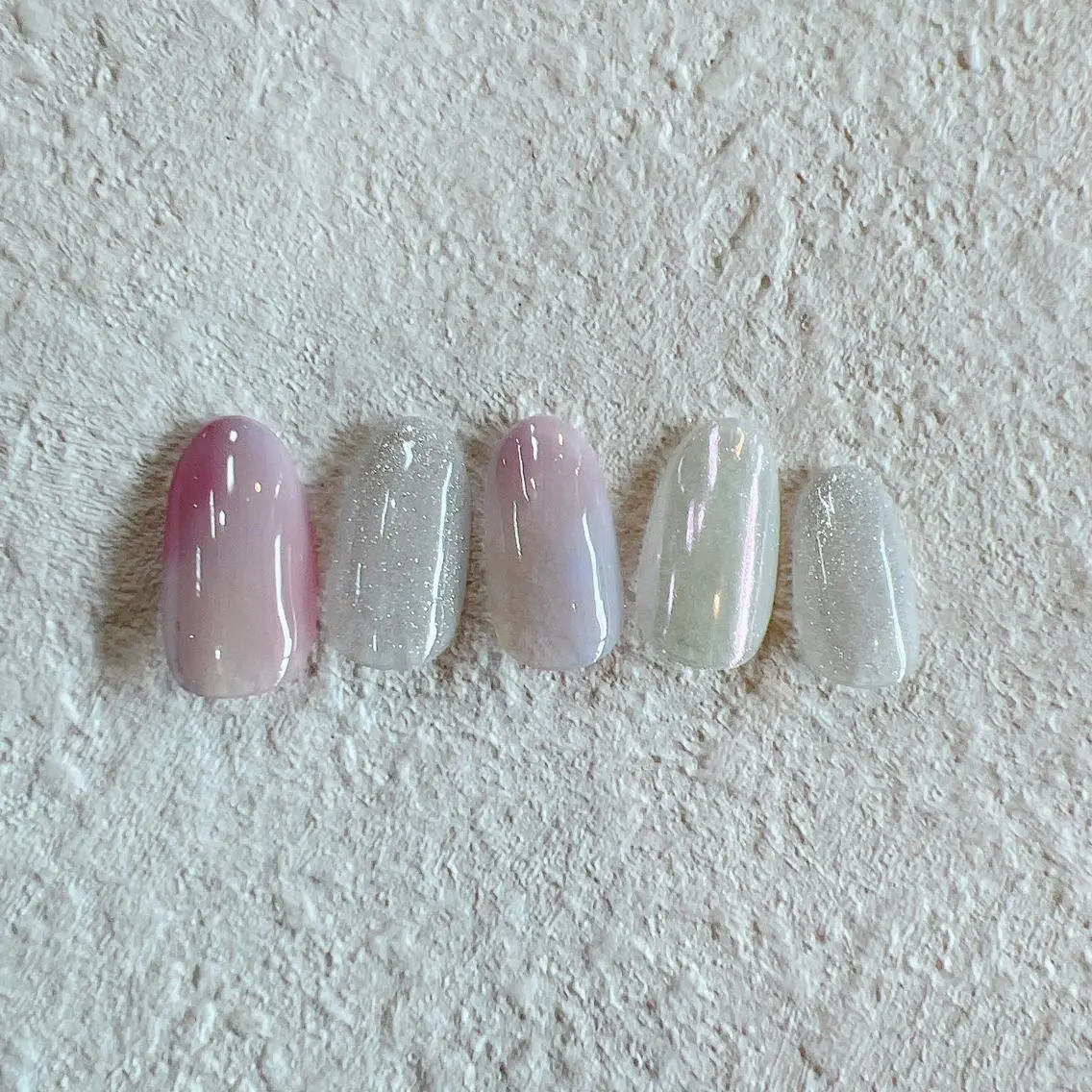 ネイル アートネイル ジェルネイル ニュアンスネイル オフィスネイル 夏ネイル Nail Mikakoのネイルデザイン