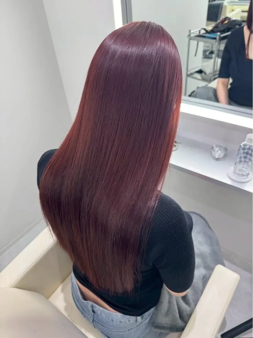 カラー tace新宿 あおいのヘアスタイル