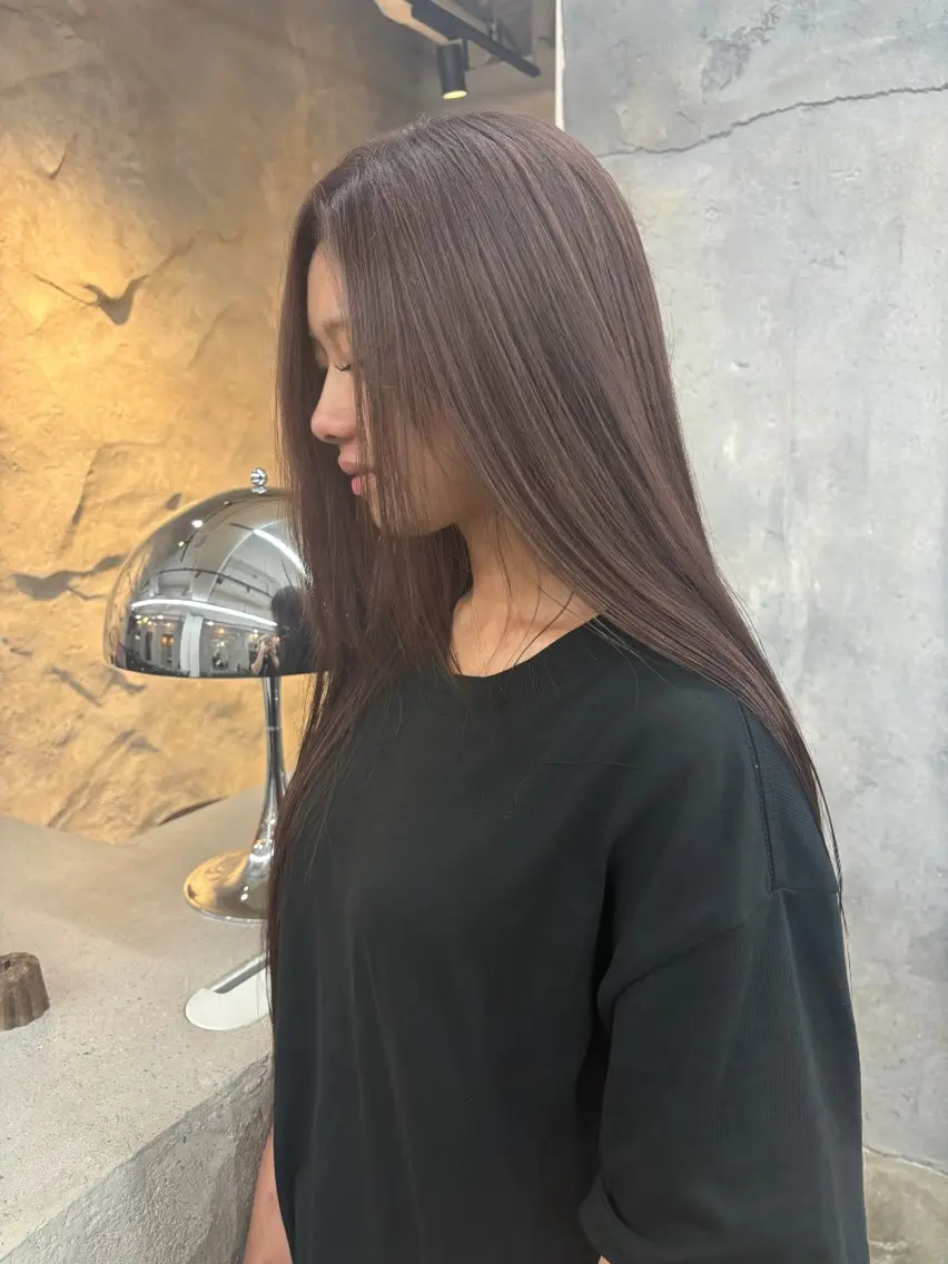 カラー 池田 菜穂のヘアスタイル