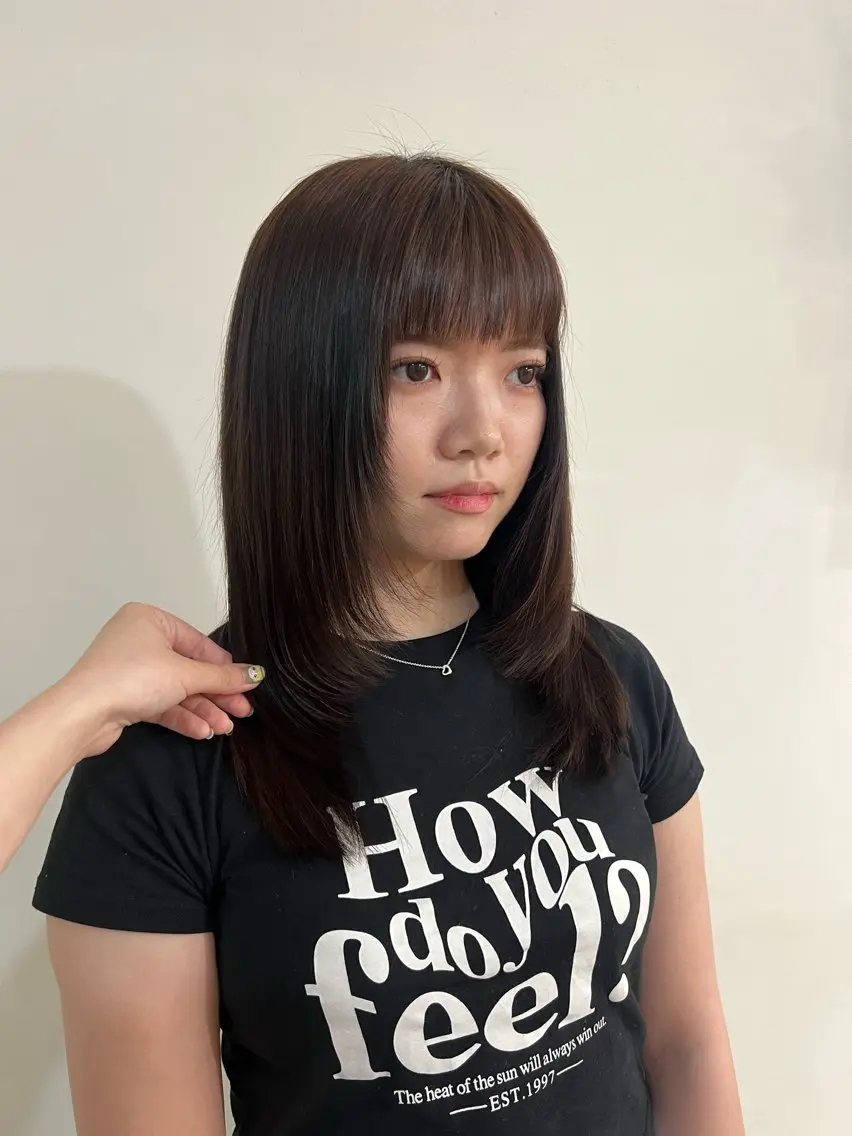 セミロング レイヤーカット ayaka/暖色/ レイヤーカット🩰のヘアスタイル