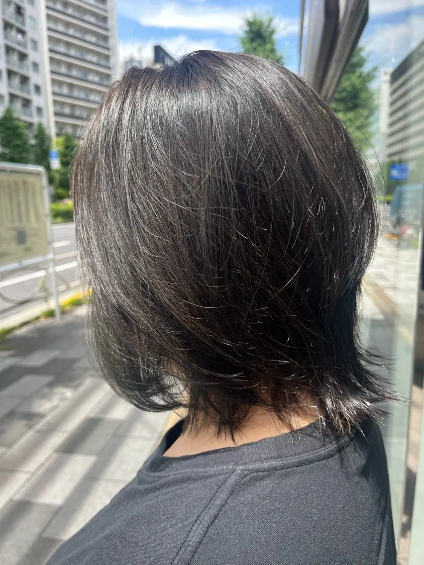 ショート カラー ブリーチ ハイライトカラー メッシュ ハイライト アートディレクター 尾内 友美のヘアスタイル