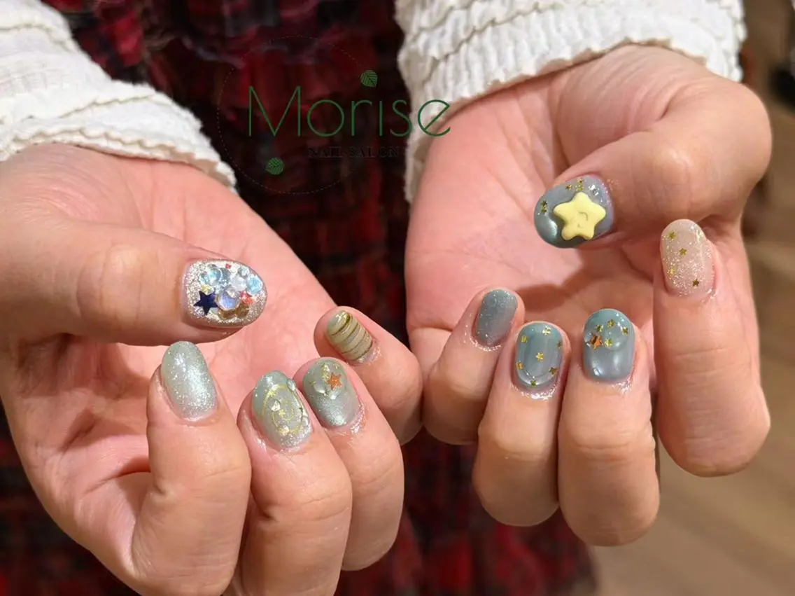 ネイル 長さ出し フットネイル フレンチネイル ジェルネイル ガーリー MoriseNail 表参道のネイルデザイン