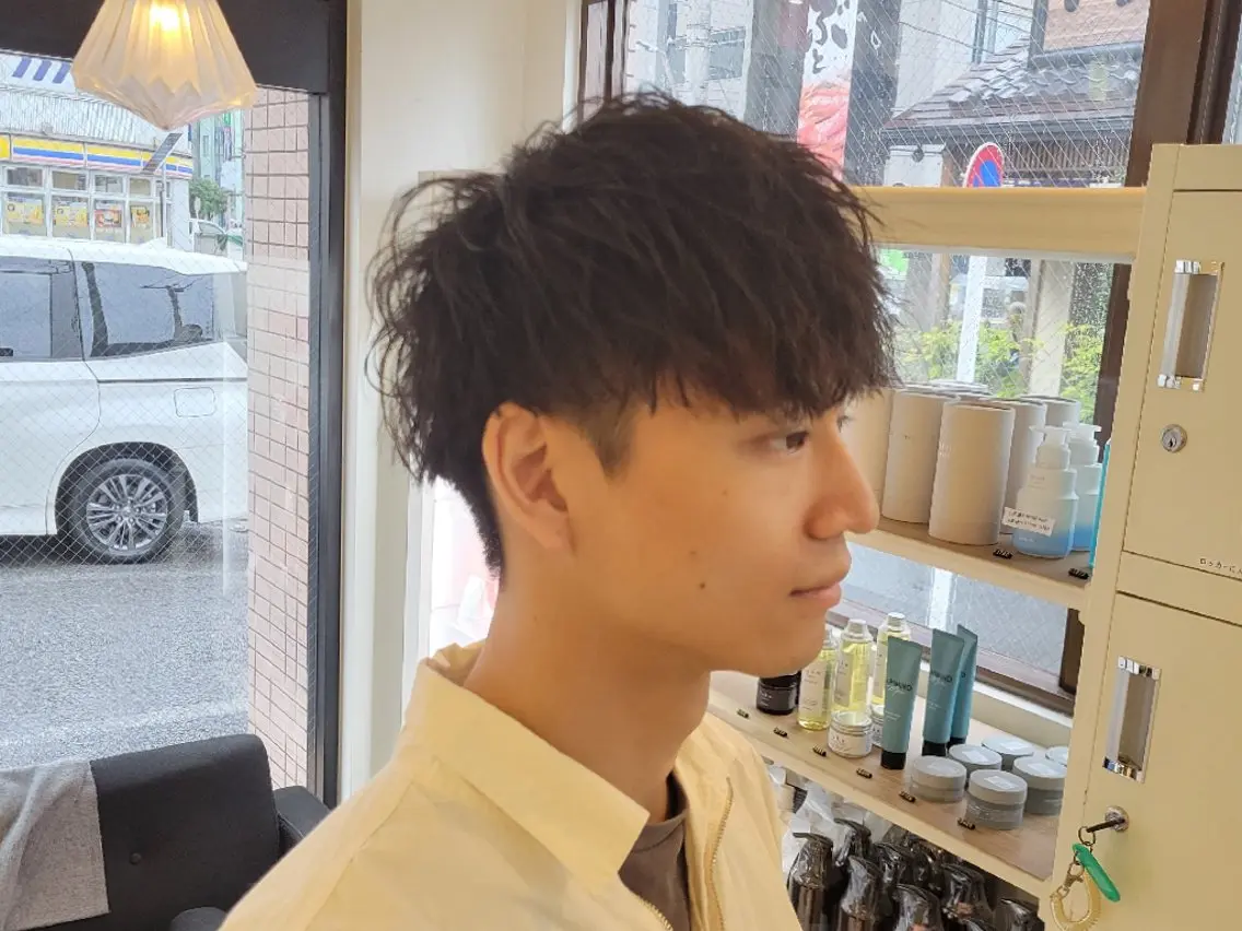 メンズ パーマ カット パーマ トリートメント メンズ/ショート /山田譲治✂️のヘアスタイル