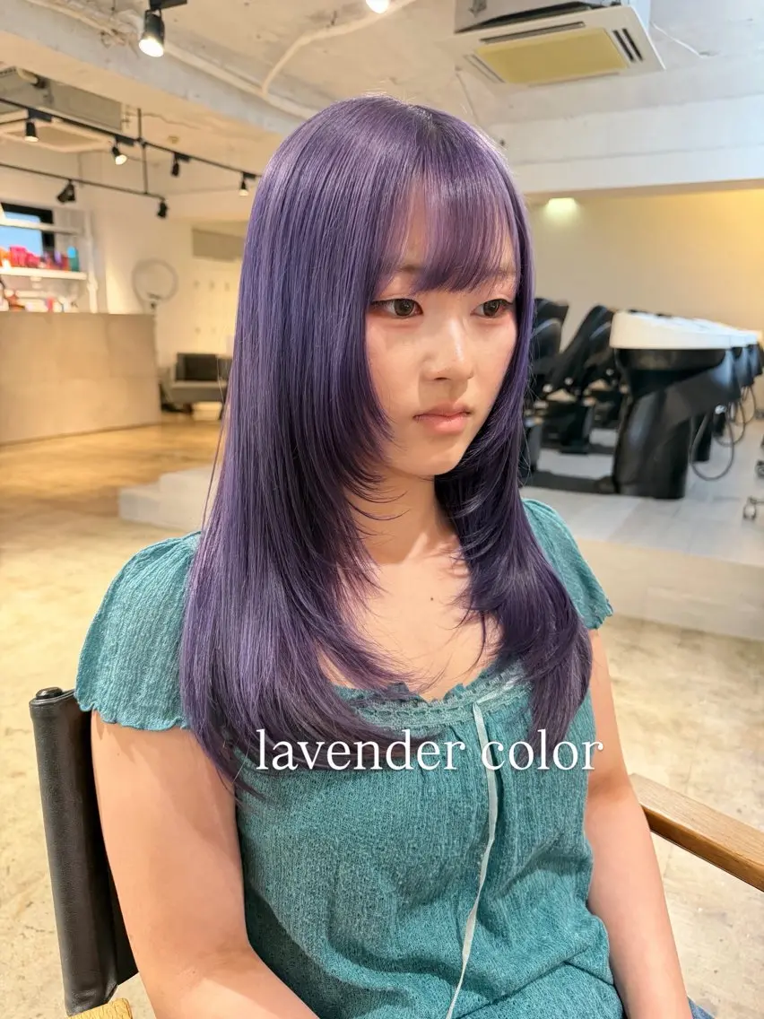 ミディアム カラー ヘアカラー トリートメント ヘアセット ✨艶ブリーチカラー ✨四ノ宮裕己のヘアスタイル