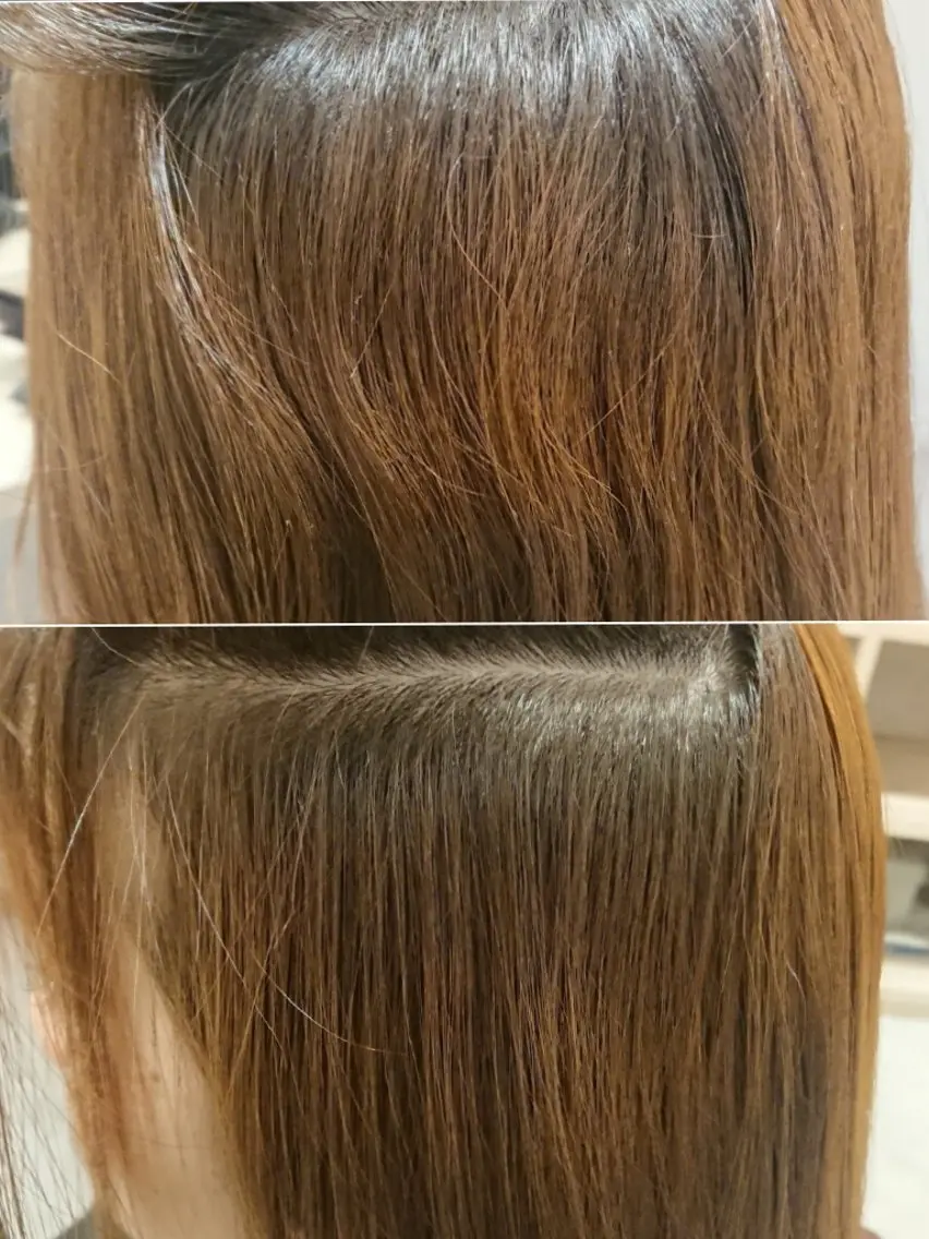 パーマ ロング くせ毛 ストレートパーマ 中山 樹のヘアスタイル