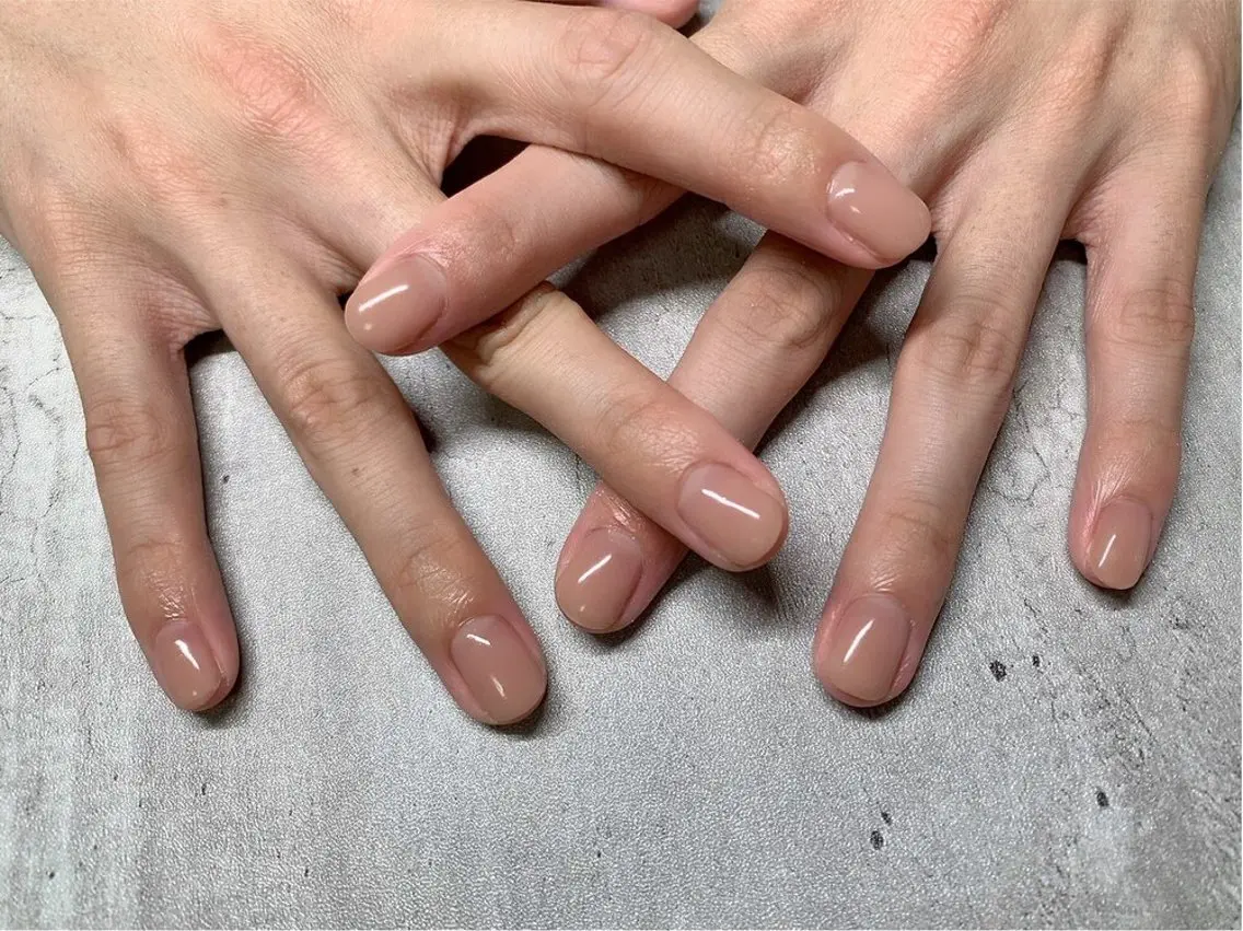 ネイル マグネットネイル メンズネイル ワンカラーネイル シンプルネイル ハンドネイル Nail salon Nuit(ニュイ)のネイルデザイン