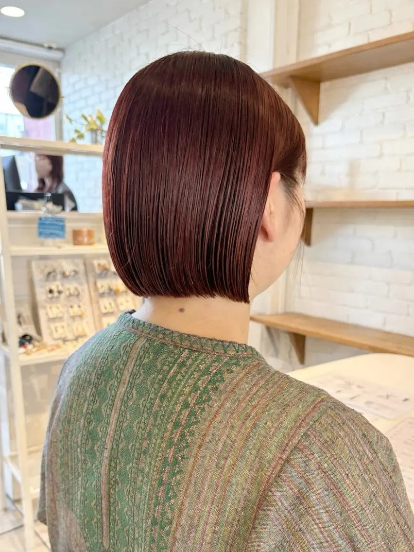ブリーチなしダブルカラーの写真