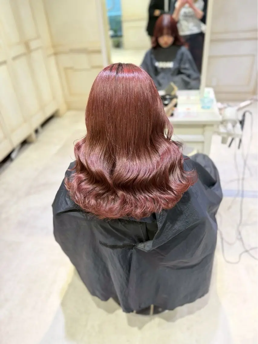 カラー ヘアカラー トリートメント 💙透明感カラー/ 縮毛矯正/ゆうな💙のヘアスタイル