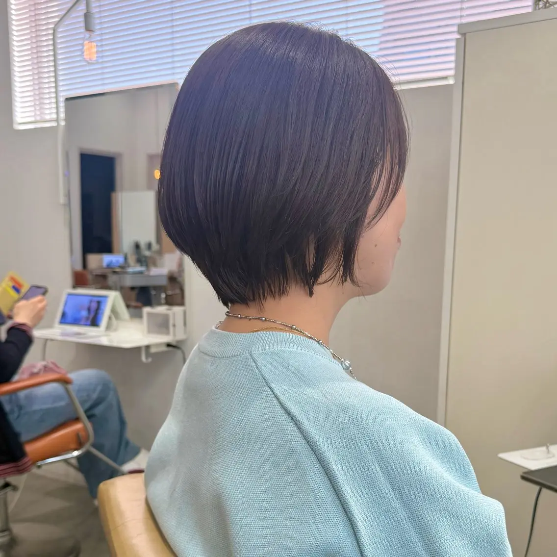 ショート カラー カット ヘアカラー トリートメント 🌷ショートレイヤー ヘッドスパ🌷鈴木のヘアスタイル