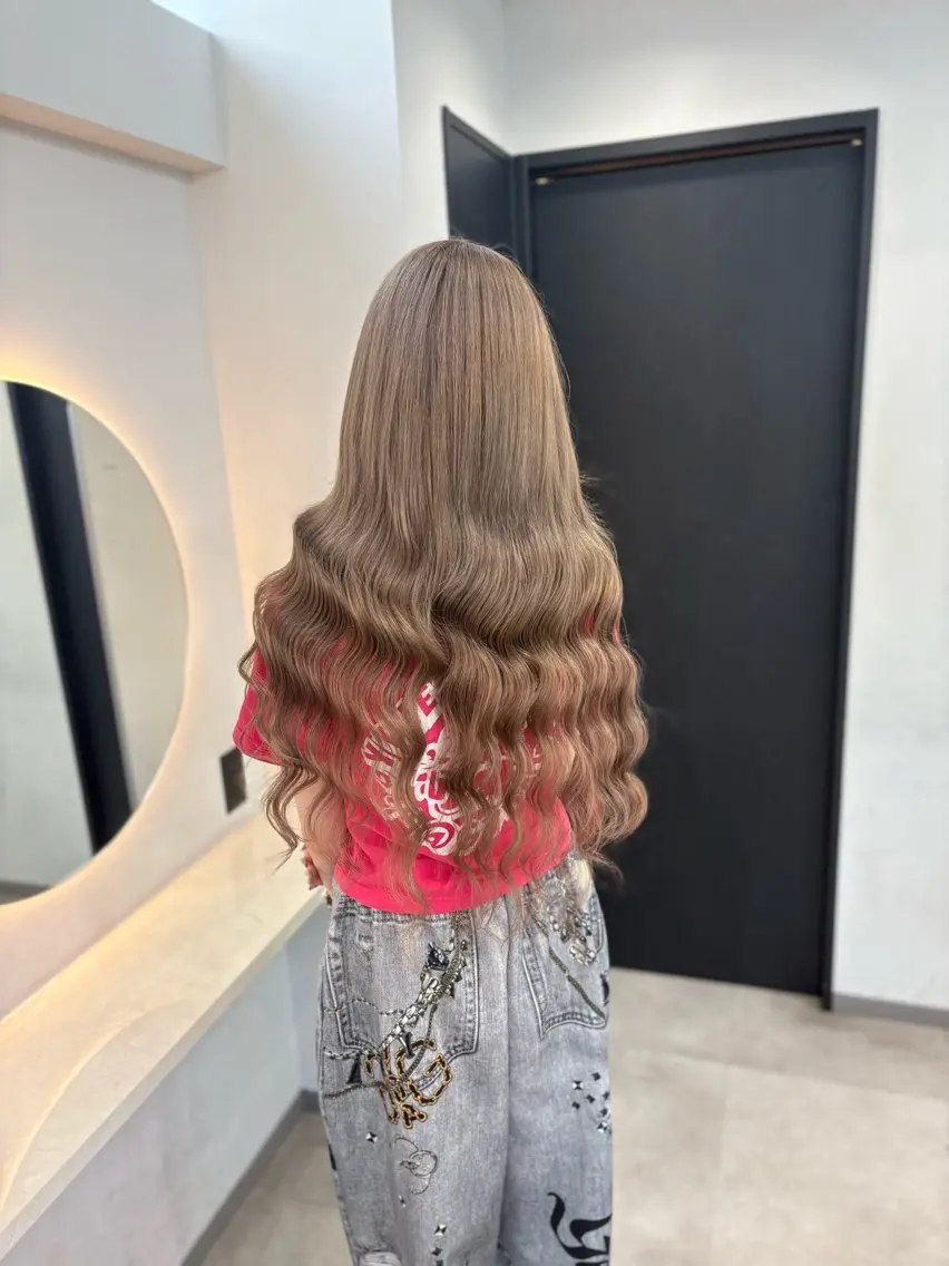 ロング ヘアカラー 店長山田 やまでぃーのヘアスタイル