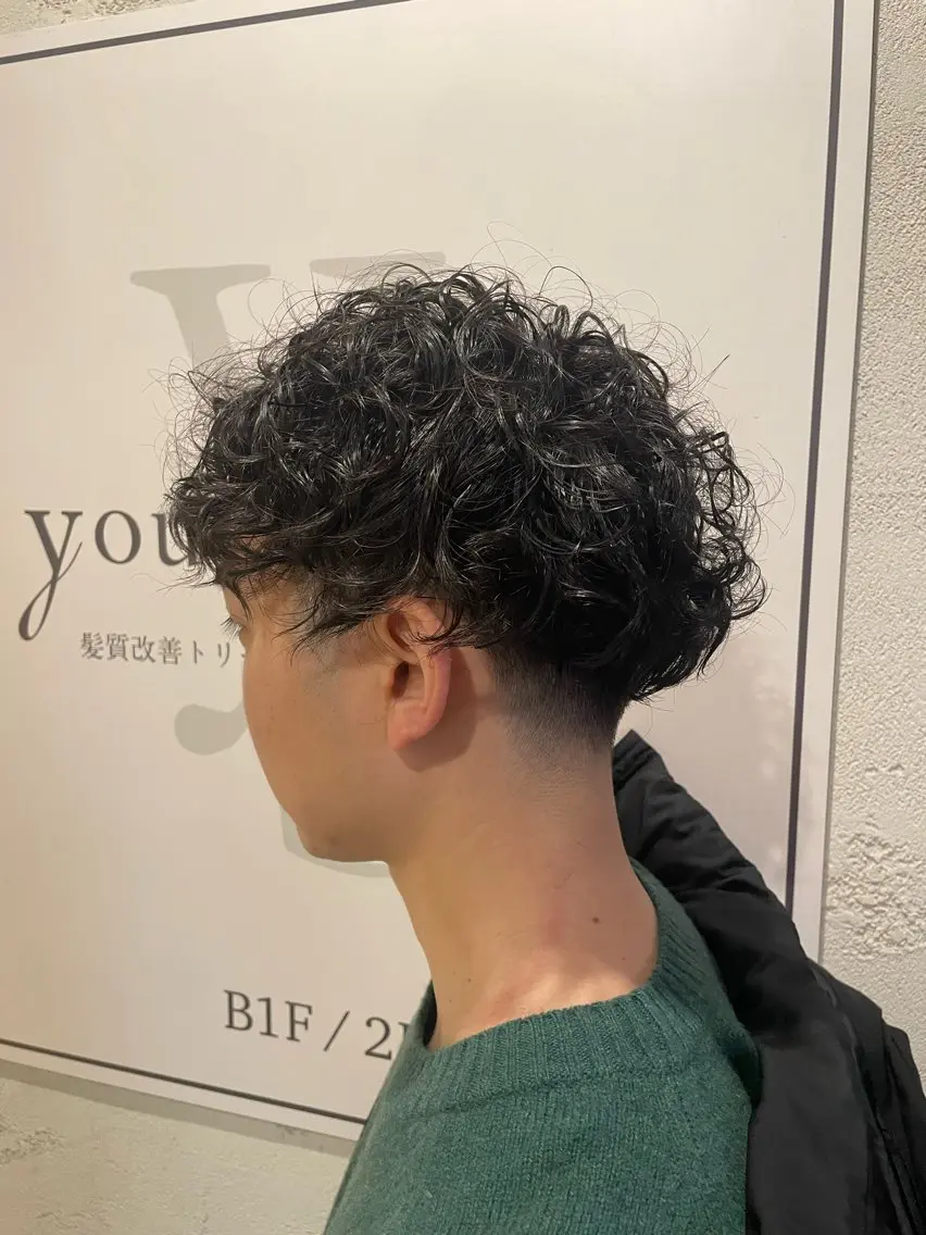 メンズ フェードカット メンズパーマ ⭐️日吉髪質改善⭐️ 北村綾梧のヘアスタイル