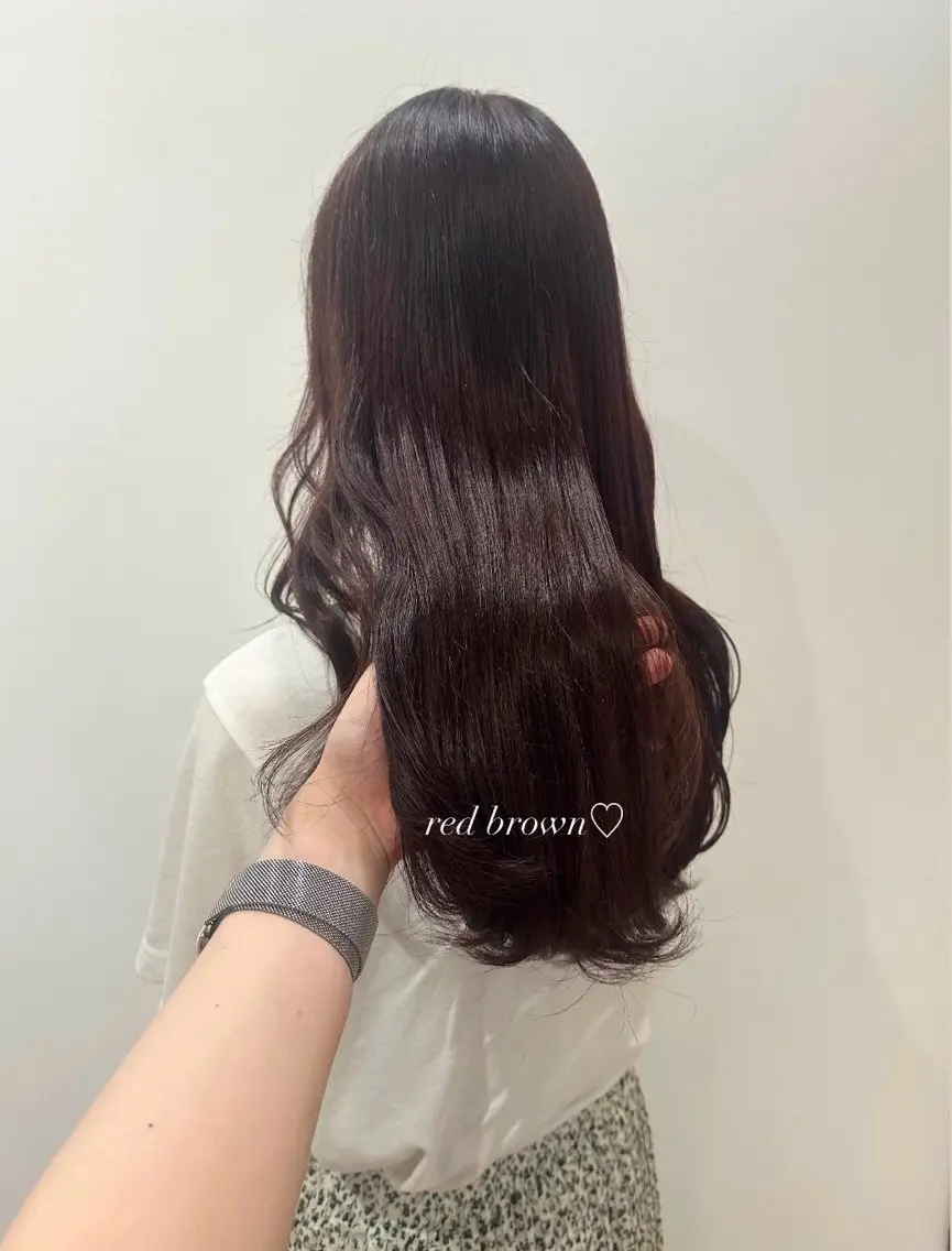 ロング カラー ヘアアレンジ Himawari♡ 柔らかいカラーのヘアスタイル
